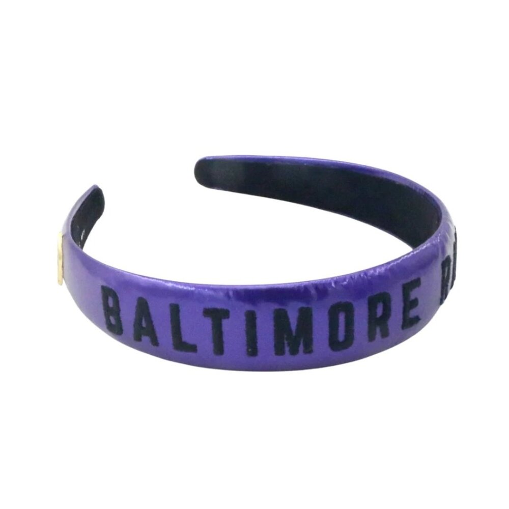 Brianna Cannon Baltimore Ravens Embroidered Headband Officially Licensed